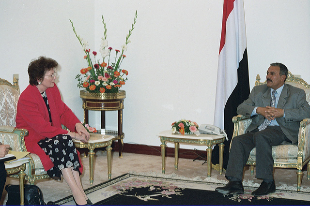 فخامة الرئيس يستقبل المفوضية السامية لحقوق الانسان