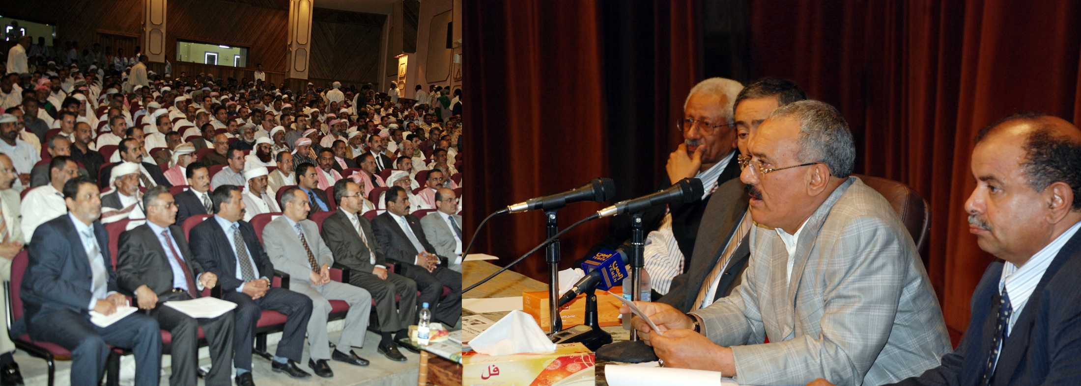 President meets Hadramout elders and officials
