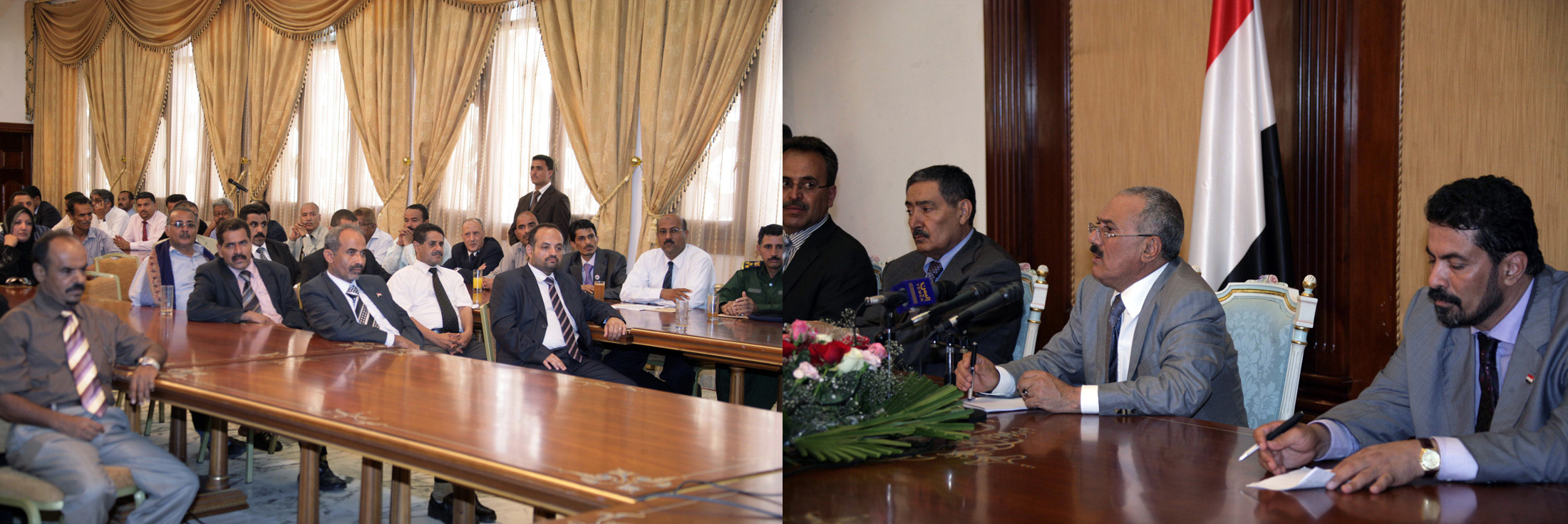 President attends meeting for Aden local council