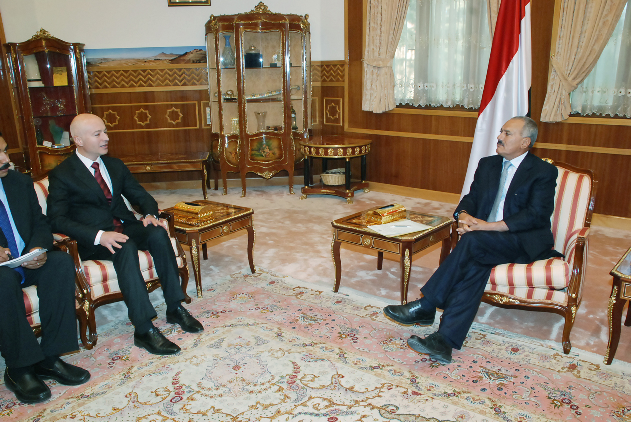 فخامة الرئيس يتسلم أوراق اعتماد سفير جمهورية صربيا، ميهايلو براكيش، 26-01-2011