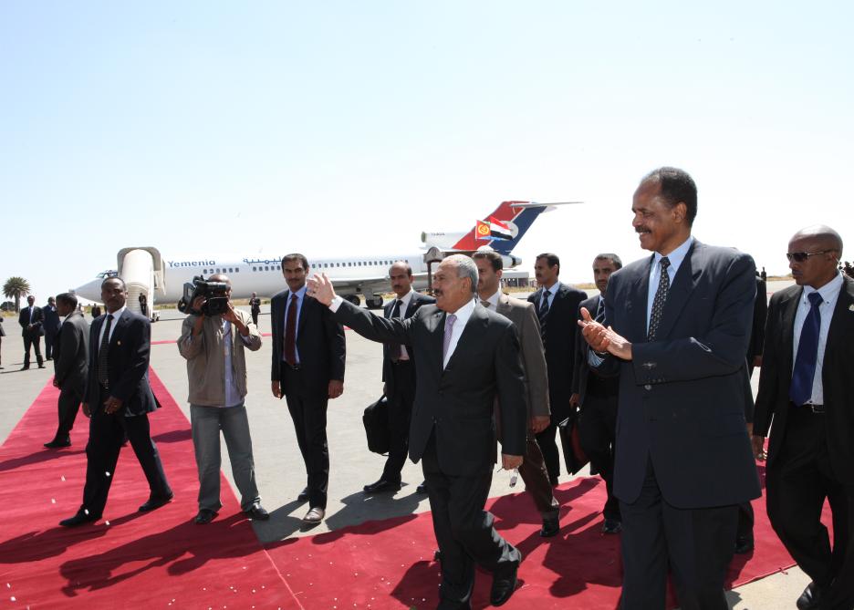 فخامة الرئيس يصل إلى دولة ارتيريا