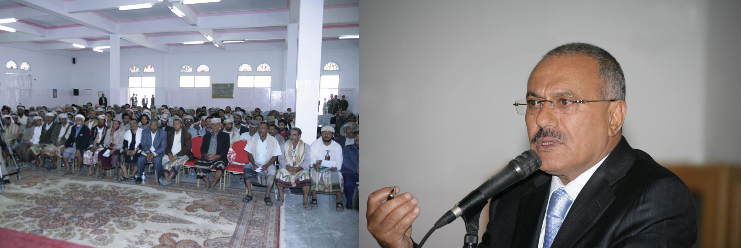 Saleh meets with sheikhs, local officials of Abyan