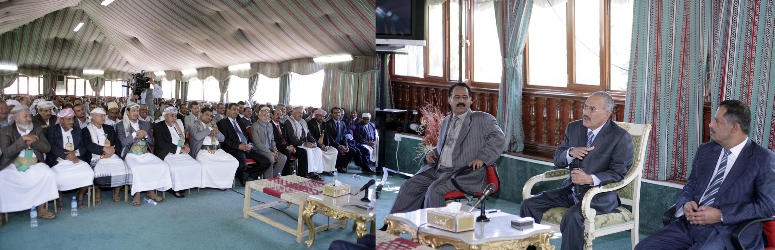 President Saleh meets GPC's parliamentary bloc members