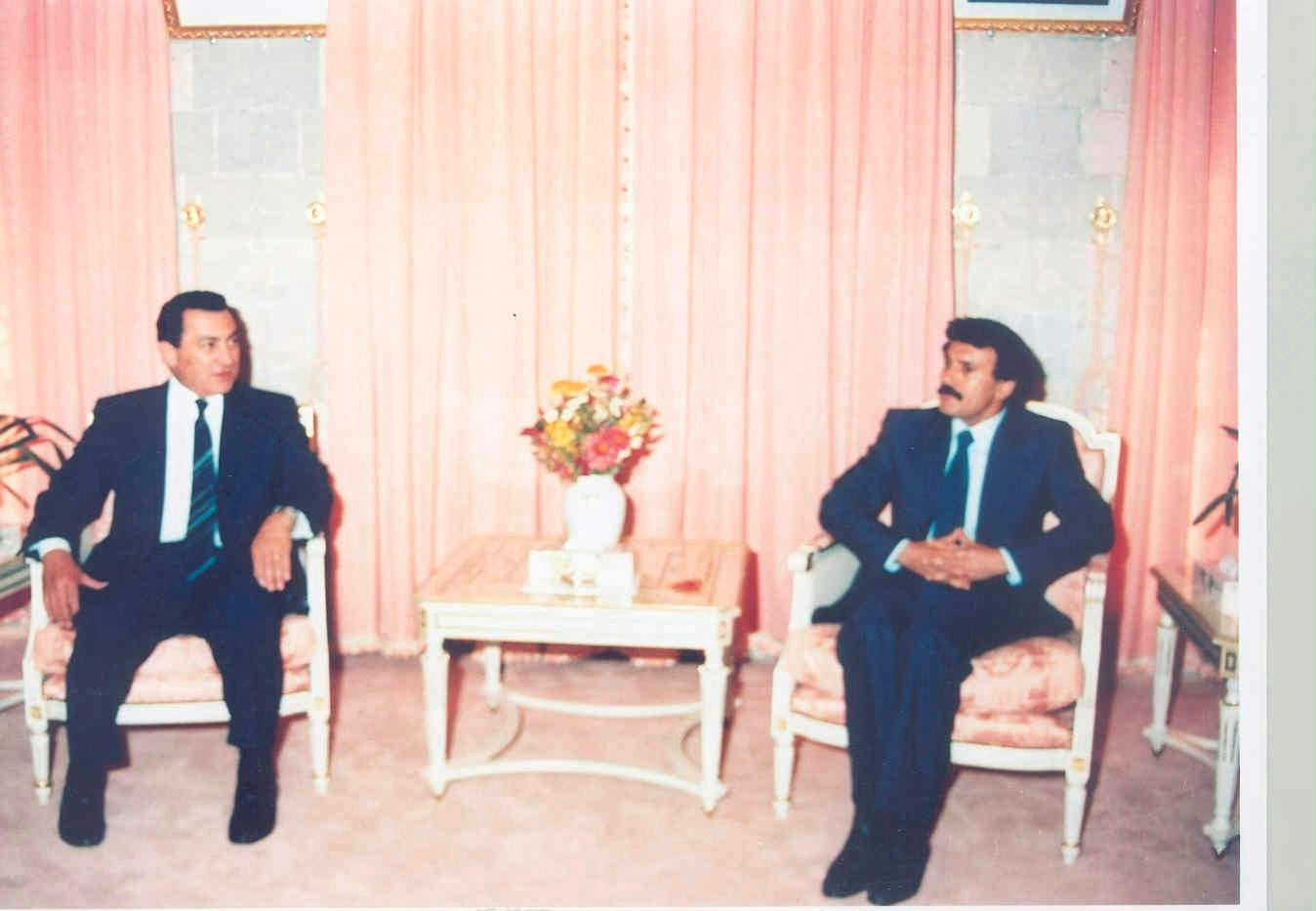 زيارة محمد حسني مبارك رئيس جمهورية مصر العربية 22-05-1988م