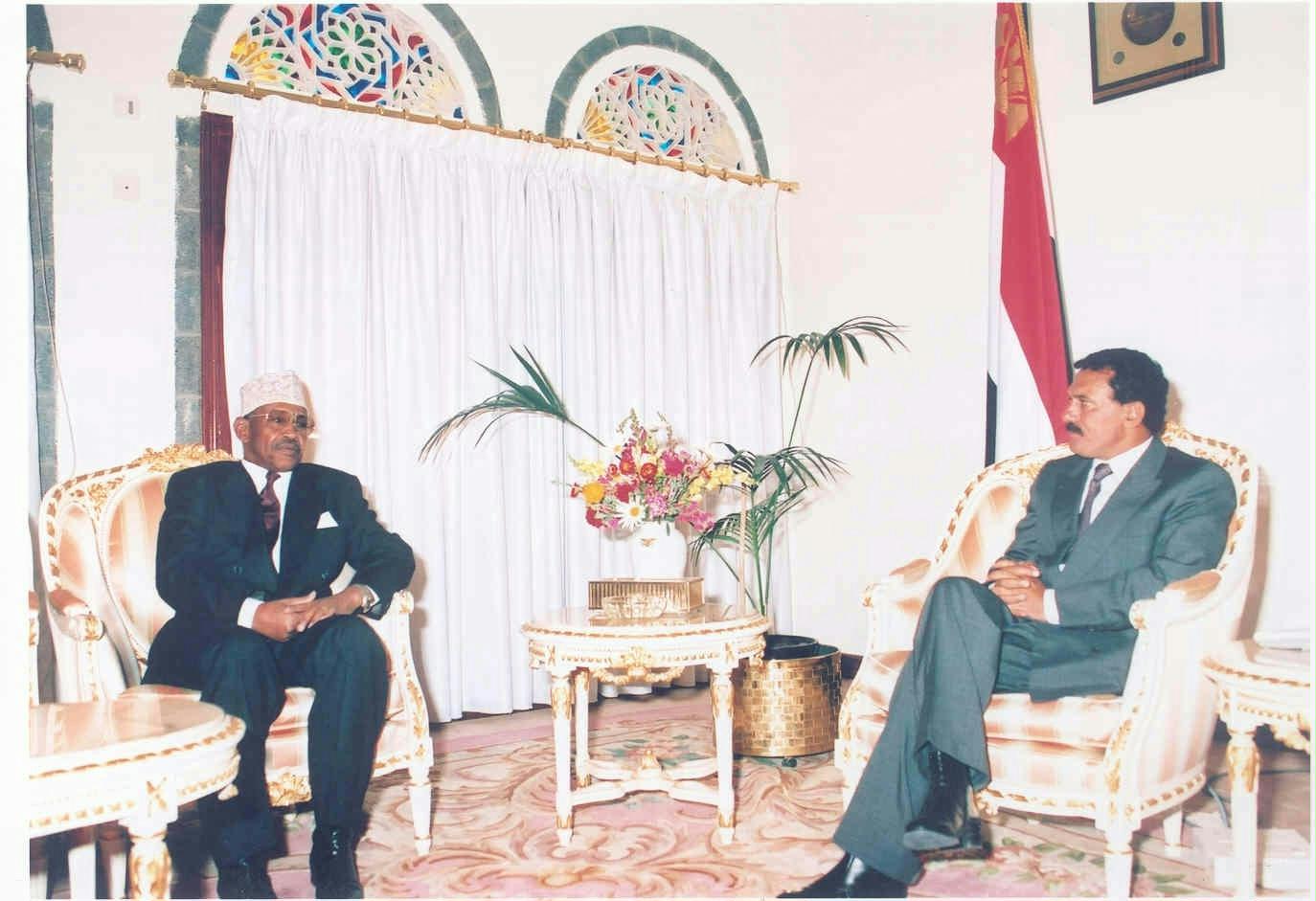 زيارة برخت جرد حمدو رئيس وزراء جيبوتي 27-01-1992م